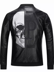 Load image into Gallery viewer, Faux Leather Skull Jackets
