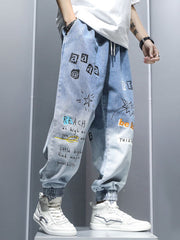 Load image into Gallery viewer, Graffiti Jeans
