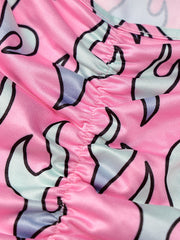 Load image into Gallery viewer, Flame Print Mini Dress
