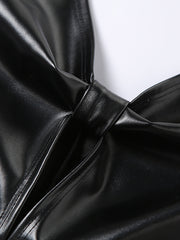 Load image into Gallery viewer, Faux Leather Dress
