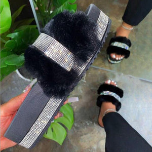 Faux Fur Slippers