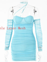 Load image into Gallery viewer, Sheer Sleeve Dress
