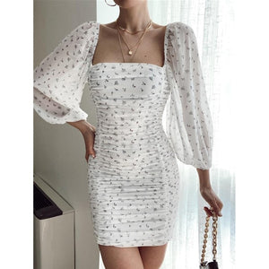 Chiffon Long Sleeve Dress