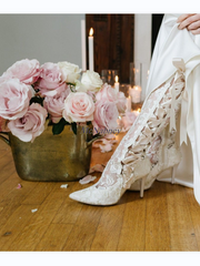 Load image into Gallery viewer, Knee High Lace Boots
