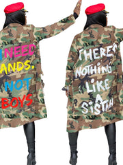 Load image into Gallery viewer, Long Sleeve Camouflage Coat
