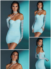 Load image into Gallery viewer, Sheer Sleeve Dress

