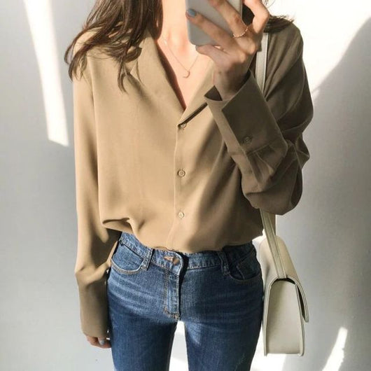 Long Sleeve Blouse