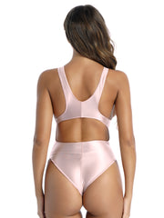 Load image into Gallery viewer, Satin Bodysuit
