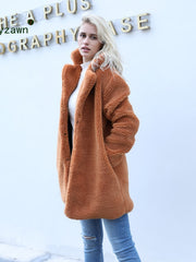 Load image into Gallery viewer, Faux Fur Coat
