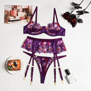 Three-Piece Lingerie Set