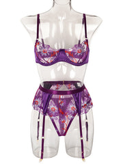 Load image into Gallery viewer, Three-Piece Lingerie Set
