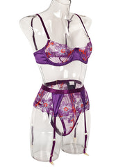 Load image into Gallery viewer, Three-Piece Lingerie Set
