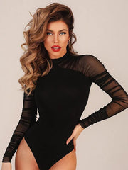 Load image into Gallery viewer, Sheer Sleeve Bodysuit
