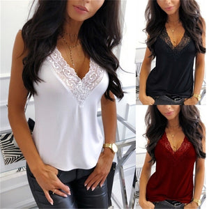 Lace V-Neck Top