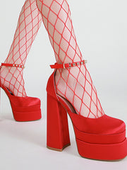 Load image into Gallery viewer, Chunky High Heel Shoes
