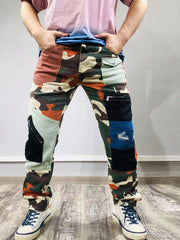 Load image into Gallery viewer, Patchwork Denim Pants
