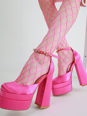 Load image into Gallery viewer, Chunky High Heel Shoes
