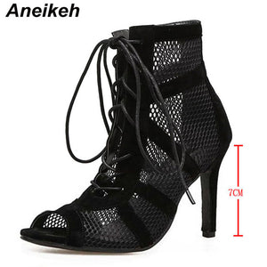 Mesh High Heel