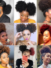 Load image into Gallery viewer, Afro Hair Bun
