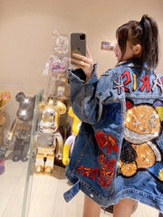 Load image into Gallery viewer, Custom Denim Jacket

