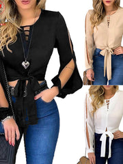 Load image into Gallery viewer, Long Sleeves Blouse
