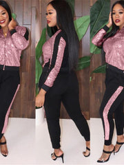 Load image into Gallery viewer, Sequined Two-Piece Set
