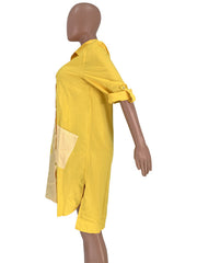 Load image into Gallery viewer, Long Sleeve Shirt Dress
