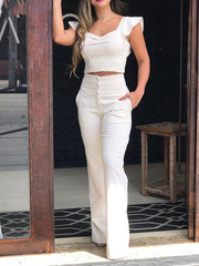 Load image into Gallery viewer, Two-Piece Pants and Blouse Set
