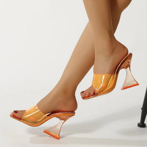 Transparent High Heel Sandals