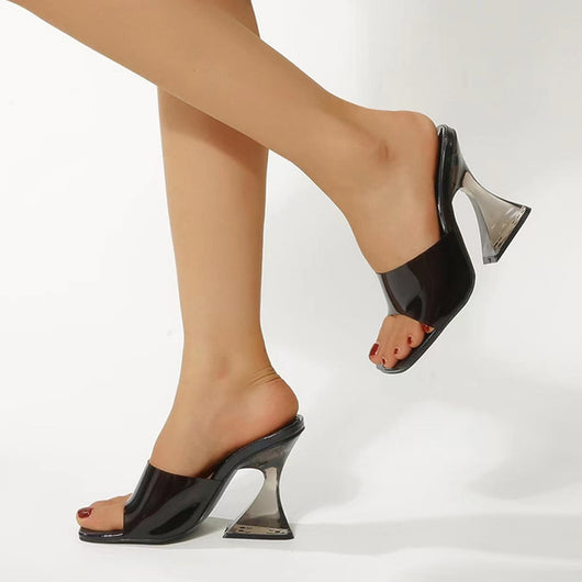 Transparent High Heel Sandals