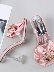 Load image into Gallery viewer, Floral High Heel Sandals
