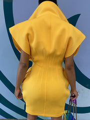 Load image into Gallery viewer, Oversized Collar Dress
