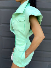 Load image into Gallery viewer, Oversized Collar Dress
