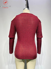 Load image into Gallery viewer, Cold Shoulder Sweater
