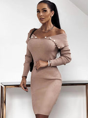 Load image into Gallery viewer, Off Shoulder Dress
