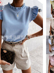 Load image into Gallery viewer, Ruffle Collared Blouse
