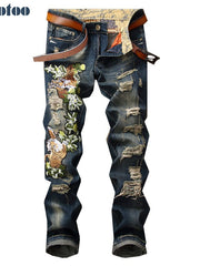 Load image into Gallery viewer, Embroidered Jeans

