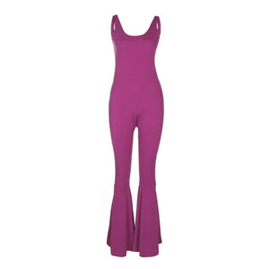 Flared Leg Jumpsuit