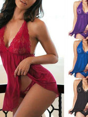 Load image into Gallery viewer, Sexy Lingerie Sleepwear Lace Women&#39;s Dress &amp; Underwear - vendach
